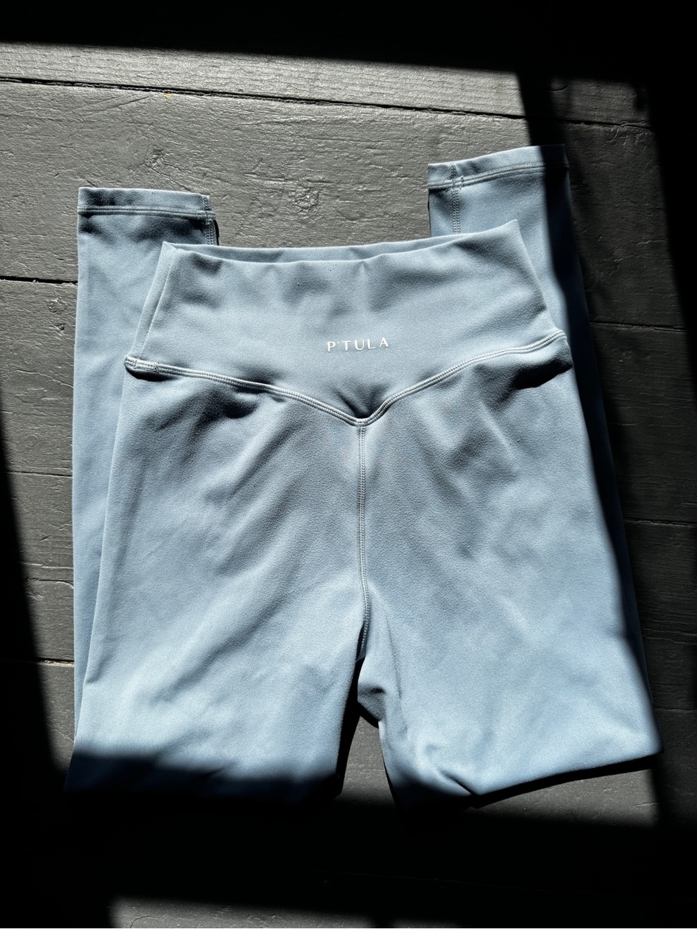 P'tula High-Rise Leggings in Light Blue